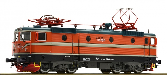 Electric locomotive Rc4 1290 of Green Cargo<br /><a href='images/pictures/Roco/183352.jpg' target='_blank'>Full size image</a>